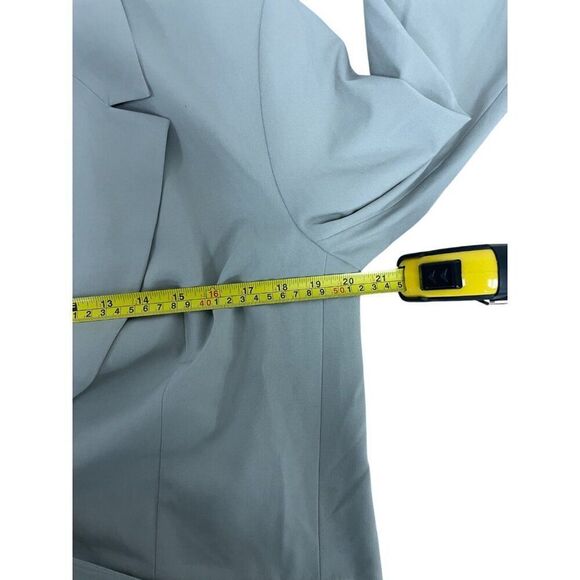 Zara Womens Blazer Suit Jacket Size M light green Single Breasted 9929/327 NWT - Picture 10 of 11